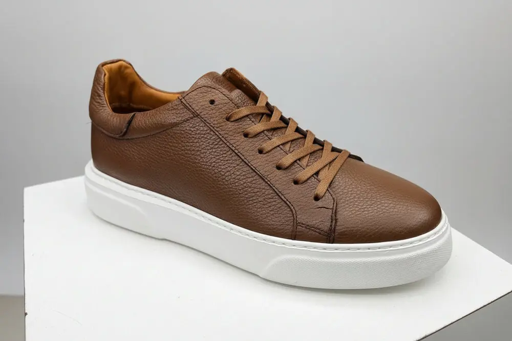 Brown Casual Sneakers — photograph 1
