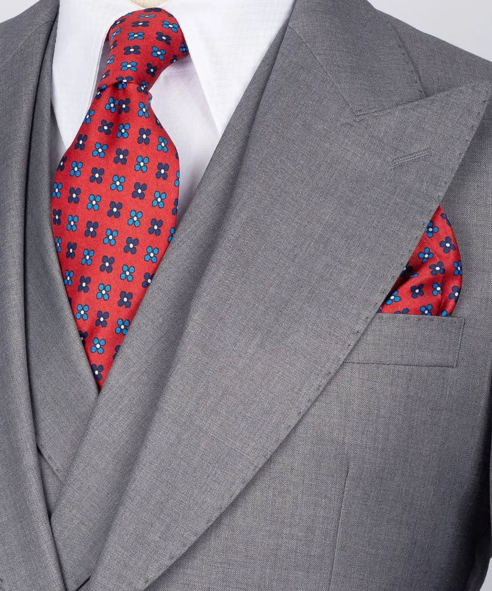 Classic 3-Piece Grey Suit Set for Men — photograph 3
