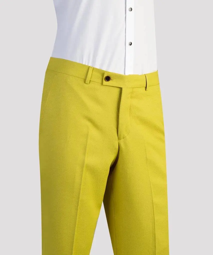 Men's 2 Piece Suit, Green, Belted Design, Costume — photograph 4