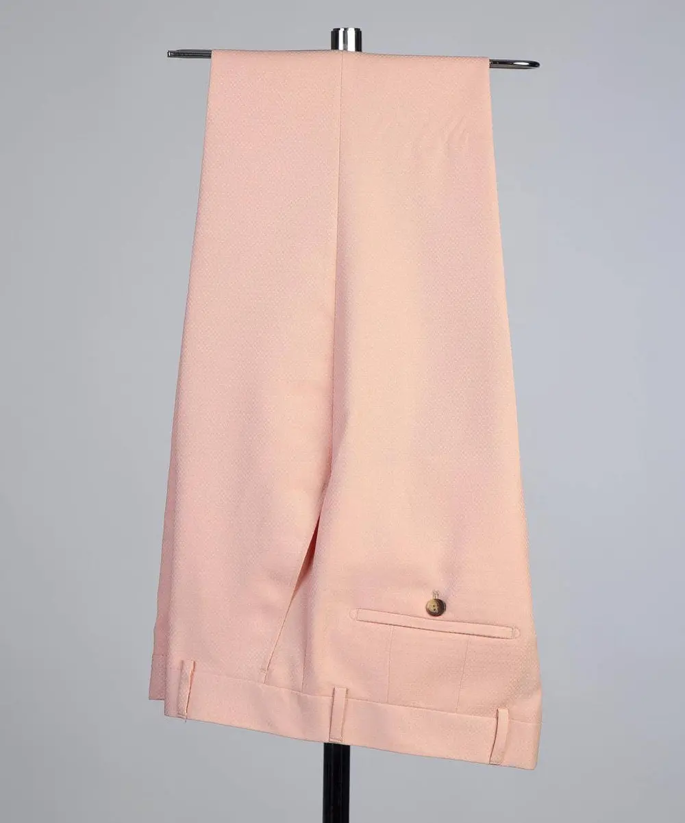 Men's Classic Suit -3 Piece Set -Pink — photograph 7