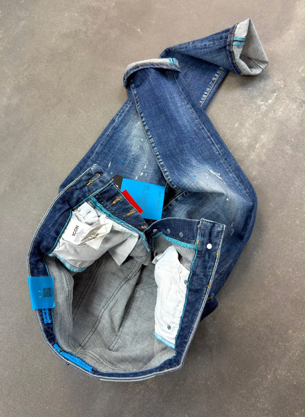 Men's Slim Fit Stretch Denim Jeans – Blue — photograph 3