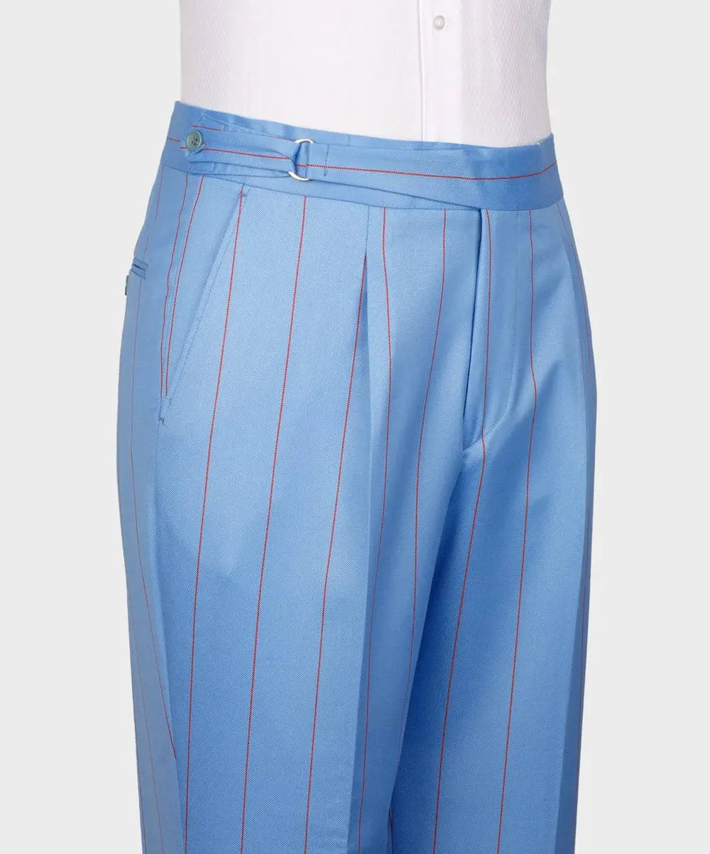 Men's Suit -2 Piece Double Breasted Stripy — photograph 4