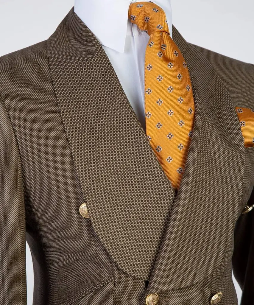 Men's Suit 2 Piece Suit Double Breasted — photograph 4