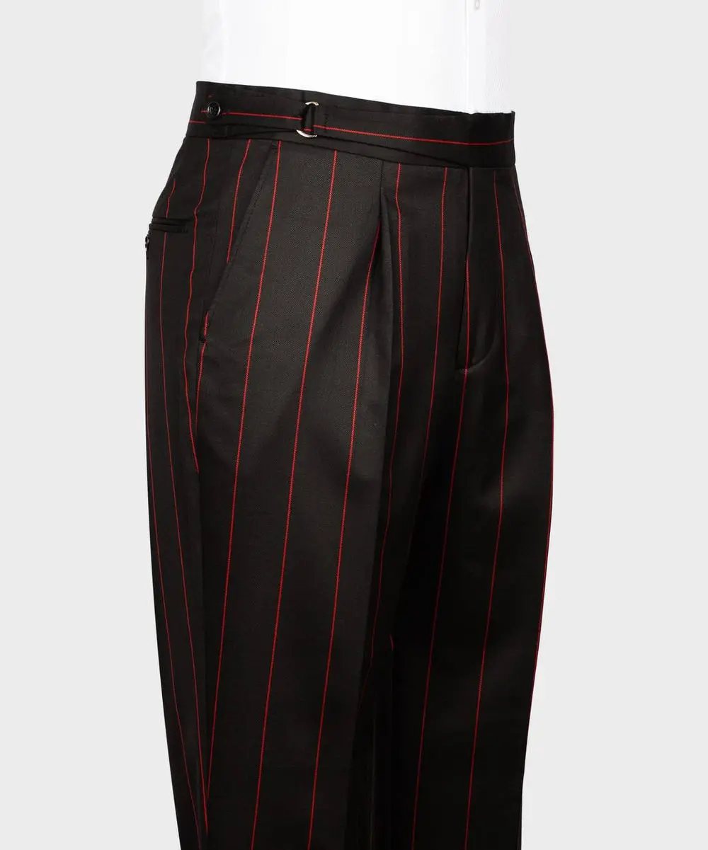 Men's Suit -2 Piece Double Breasted Stripy — photograph 4