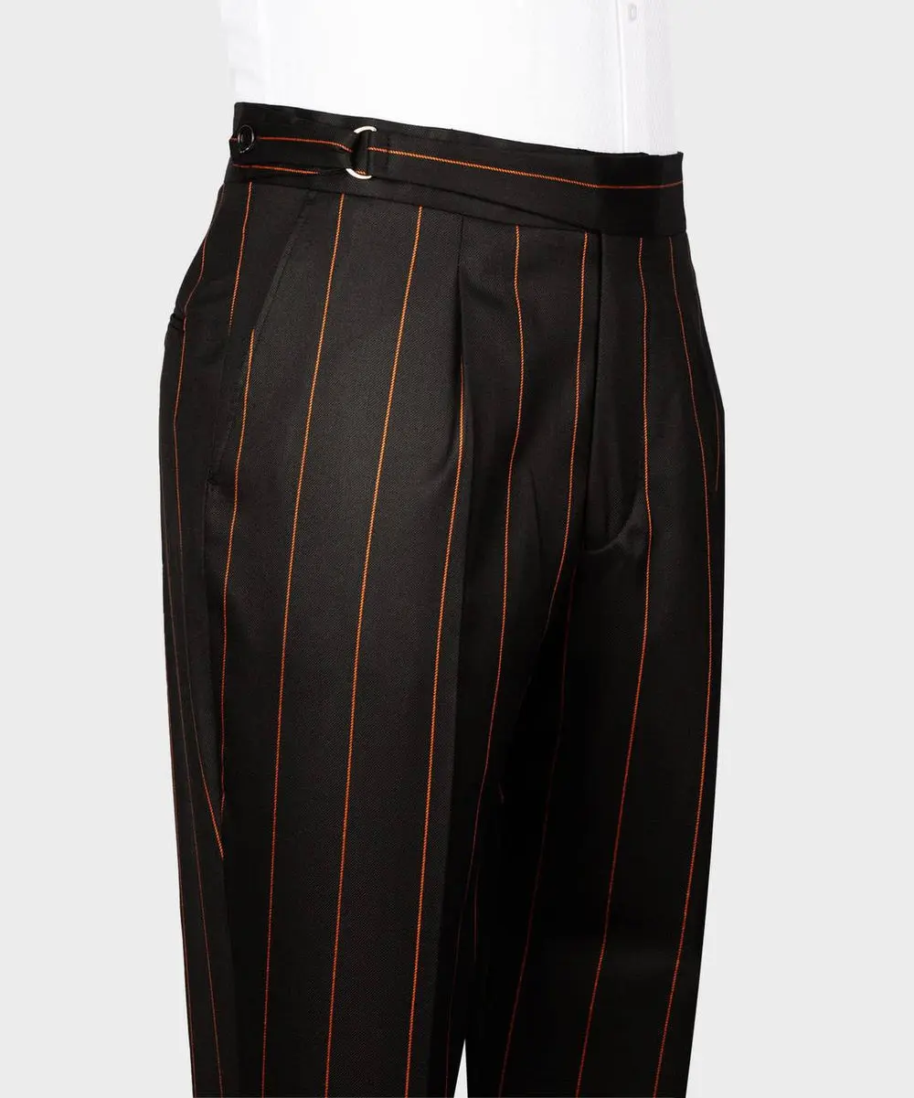 Men's Suit -2 Piece Double Breasted Stripy — photograph 4