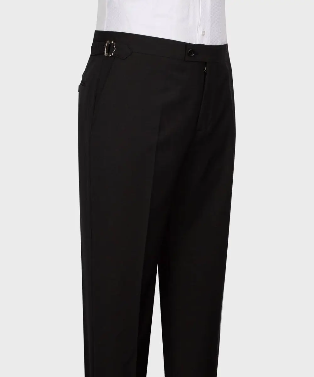 Men's Suit Set, %100 Wool, Black — photograph 5