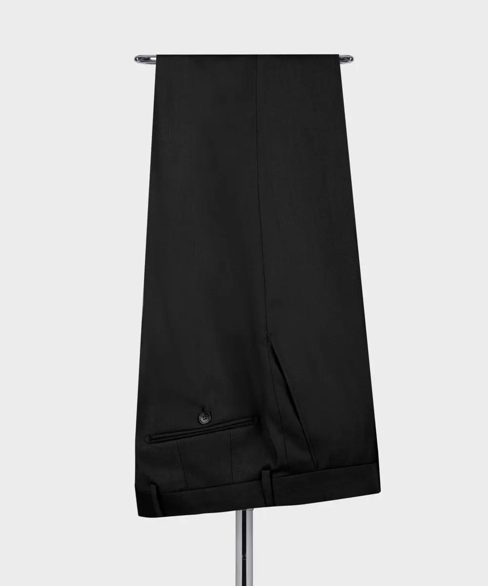 Men's Suit Set, %100 Wool, Black — photograph 5