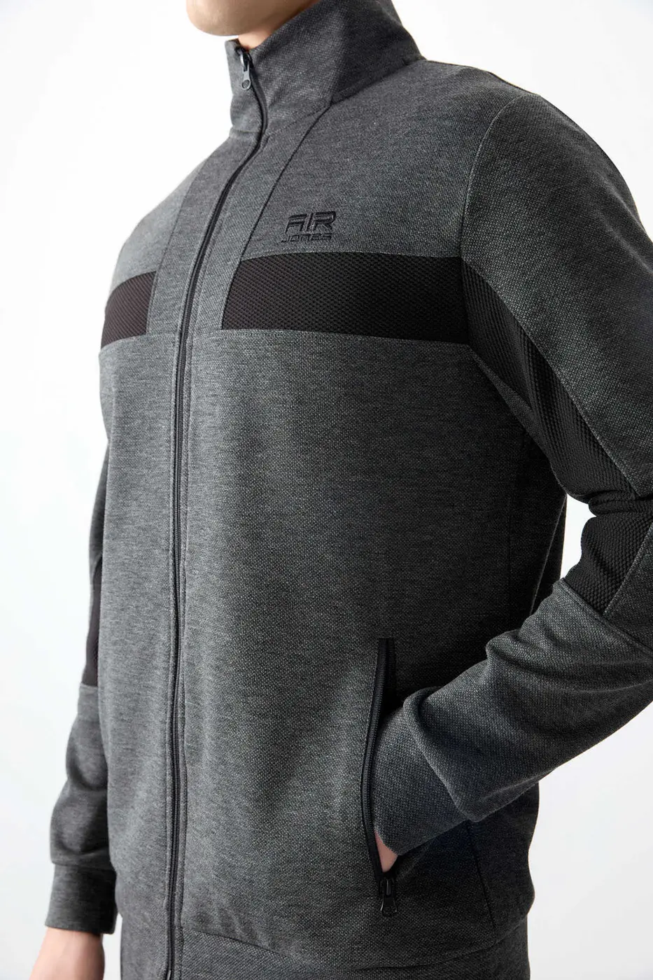 Men's-Tracksuit Set-Anthracite — photograph 5