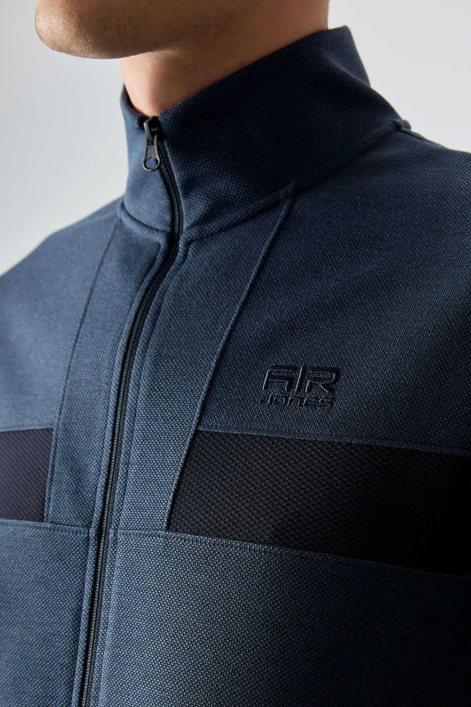 Men's-Tracksuit Set-Blue — photograph 4