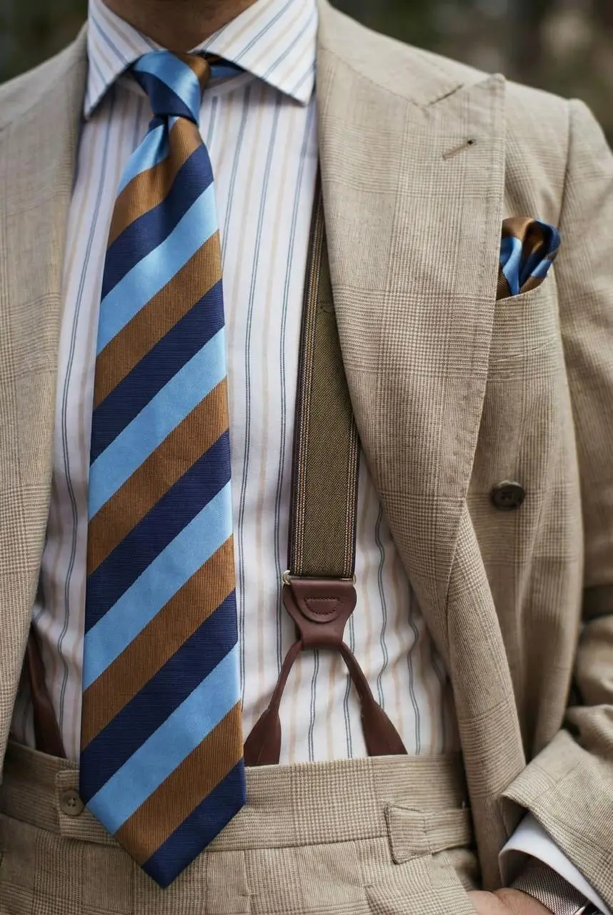 Signature Men’s Tie-Stripes — photograph 1