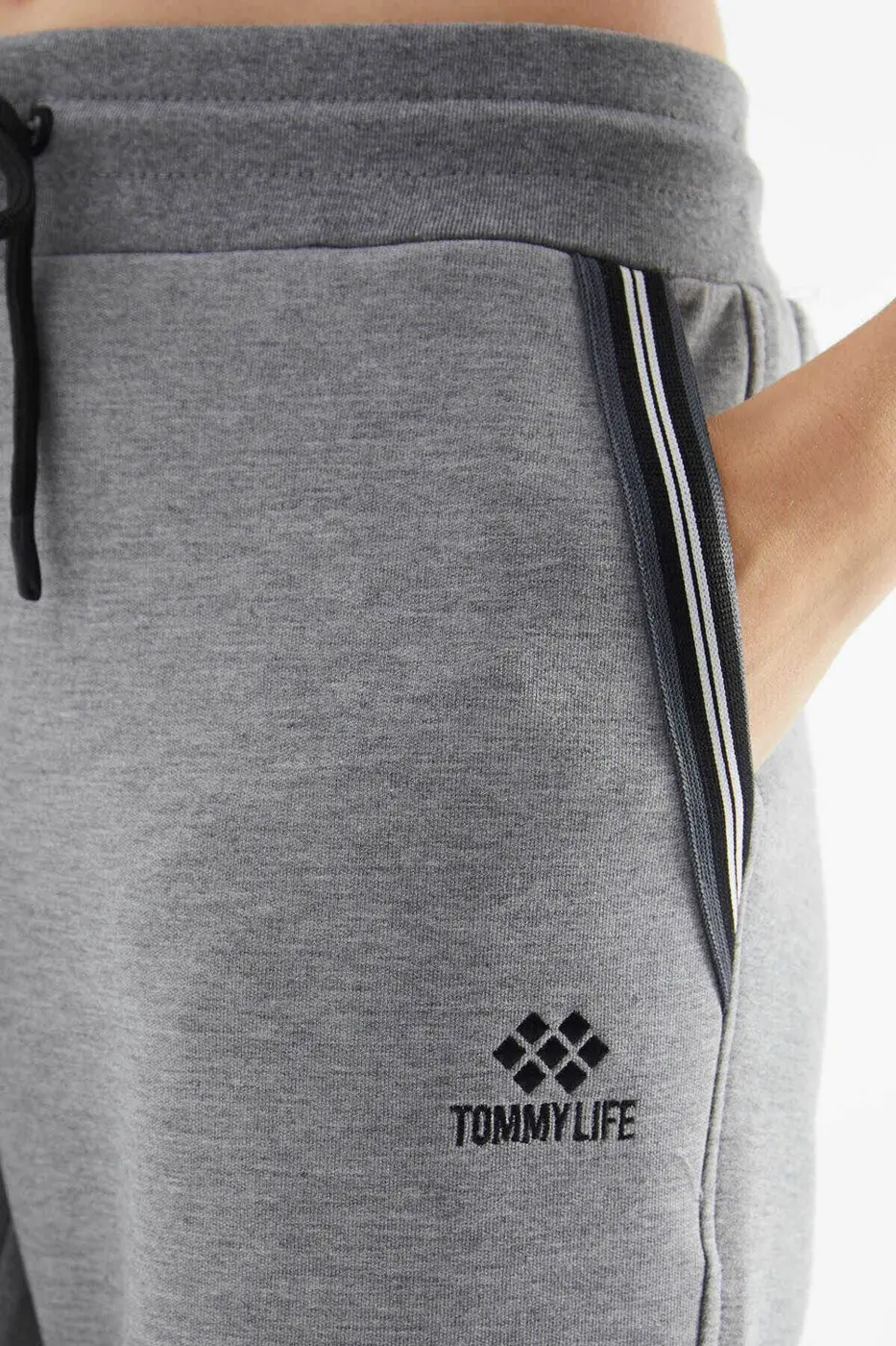 Women's Grey Zip-Up Tracksuit Set — photograph 6